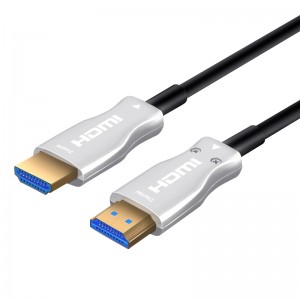 Cabo HDMI de fibra óptica, HDMI 2.0 AM para AM, 4K @ 60HZ, 18Gps, RGB4: 4: 4 3D ARC